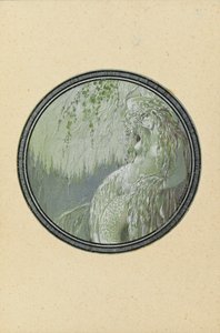 Rusalka. A. Puşkin'in Ruslan ve Lyudmila şiirinin illüstrasyonu, 1921-1926.