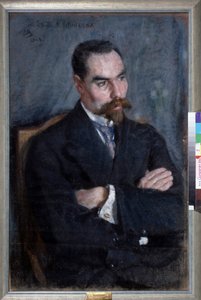 Portre du poete Valeri Iakovlevitch Brioussov (1873-1924) (Şair Valery Bryusov