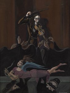 Paganini. Paganini balesi için tasarım Sergei Rachmaninoff tarafından