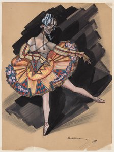 Peri Bebek. Anna Pavlova için kostüm tasarımı, 1924