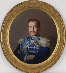 İmparator Alexander III 1845-1894, yaklaşık 1865 portresi
