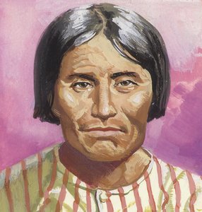 Şef Kintpuash (kağıt üzerine guaj)