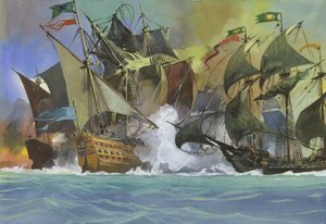 Tanımlanamayan deniz savaşı by Severino Baraldi