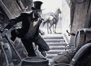 William Bent (kağıt üzerine guaj) by Severino Baraldi