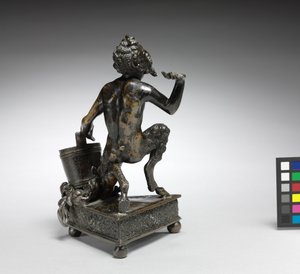 Diz çökmüş Satyr, c.1520 (bronz) by Severo da Ravenna