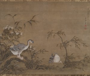 Nehir kıyısındaki kazlar by Shen Kai