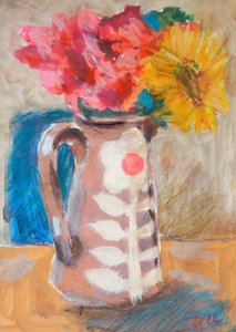 Çiçekli Sürahi, 2017 by Sheri Gee