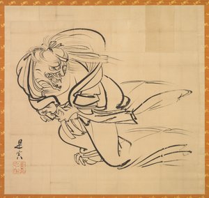 İbaraki, c. 1840. by Shibata Zeshin