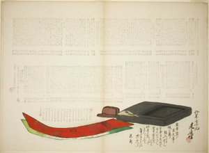 Kikaku Şiirinin Katmanları by Shibata Zeshin
