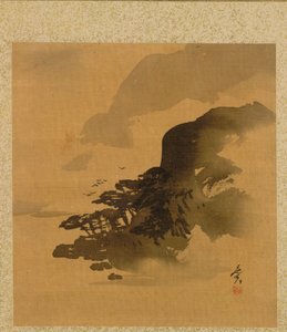 Mevsimsel Temalar Albümünden Yaprak: Çimde Bıldırcın, 1847. by Shibata Zeshin