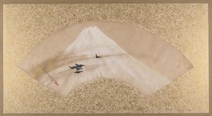 Kuşlu Dağlar, 19. yüzyılın sonlarında. by Shibata Zeshin