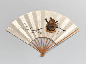 Erik Dalı ve Çaydanlık. by Shibata Zeshin