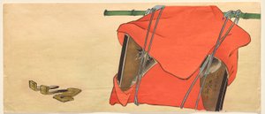 Bir atın adak levhası (ema) by Shibata Zeshin
