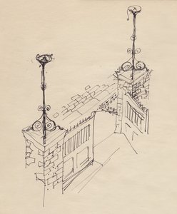 Çift kapı, c1950.
