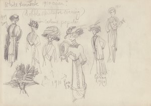 Tarihsel kostüm, c1950. by Shirley Markham