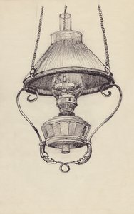 Parafin lambası, c1950. by Shirley Markham