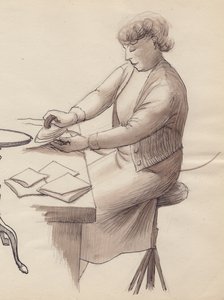 Kadın ütü, 1951. by Shirley Markham