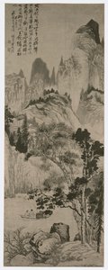 Yong Weng için manzara by Shitao
