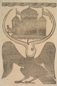Jatayu (Mitik Rama'a Kuşu) Ravana'nın Arabasını Engelleyerek Sita'nın Kaçırılmasını Önlemeye Çalışıyor (rekto)