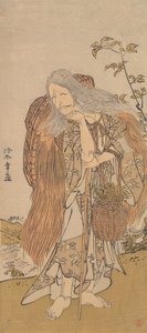 Ichikawa Dan Juro V üyesi Tee Road f Gusukuma Sue Baba, 12. kapı, 1786. by Shunsho