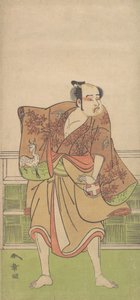 Otani Hiroemon, Gokumon no Shobei rolünde, 9. ay, 1774. by Shunsho