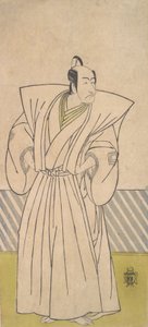 Beşinci Ichikawa Danjuro, 18. yüzyılın sonlarında Yüksek Dereceli bir Samuray olarak. by Shunsho