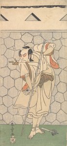 İlk Nakamura Nakazo, Savaşçı Olarak Rokubu Kılığında, 1770 veya 1771. by Shunsho