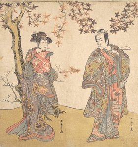 Silahsız Bir Adam Olarak İkinci Ichikawa Monnosuke, muhtemelen 1778. by Shunsho
