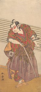 Bir Samuray olarak İkinci Ichikawa Yaozo, muhtemelen 1773. by Shunsho