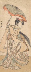 Shosa Yasasında Dans Eden Bir Kadın Olarak Üçüncü Segawa Kikunojo, yakl. 1785 by Shunsho
