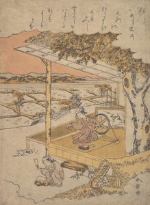 Verandadaki Kadın, Spinning..., 18. yüzyıl.