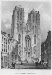 Katedral, Brüksel, 1850