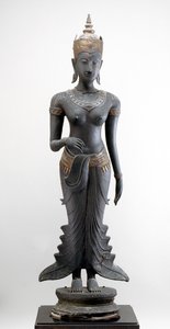 Ayakta Uma, Sukhothai stili (yaldızlı bronz) by Siamese School