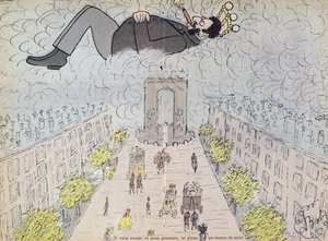 Sanatçı tarafından 'Ohe, Les Dirigeants'dan Yahudi karşıtı karikatür, 1896