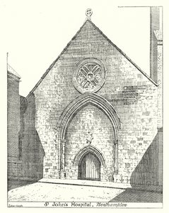 St John Hastanesi, Northampton (gravür) by Sidney Heath