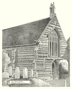 Bede Evi, Higham Ferrers (gravür)
