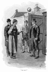 Sherlock Holmes ve Dr Watson araştırıyor