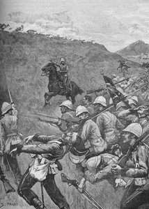 Ateş Dolusunda Mücadele Eden Adamlar, 1902 by Sidney Paget