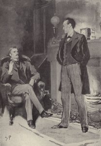 Sonra ateşin yanında durdu: Arthur Conan Doyle (lito) tarafından Sherlock Holmes gizemi Bohemya