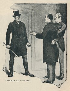 Hanginiz Holmes, 1892 by Sidney Paget