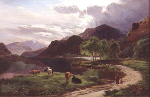 Akşam (tuval üzerine yağlı boya) by Sidney Richard Percy