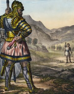 David ve Goliath by Siegfried Detler Bendixen