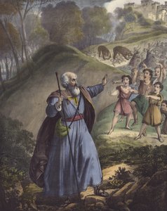 Küçük çocuklar Elisha ile alay ediyor