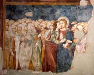 Siena okulundan Judas Fresco