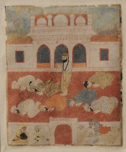 Guru Nanak Dev ji adanmışların ortasında duruyor by Sikh School