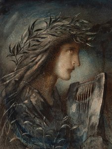 Orpheus ve Yeraltı Dünyası (suluboya ve suluboya, balmumu rezistanslı)