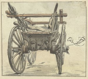 Dört tekerlekli bir arabanın arkası by Simon Andreas Krausz