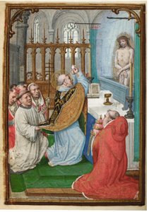 Minyatür bir Saatler Kitabından bir folyo, Roma kullanımı, Bruges, 1530-35