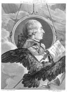 Jacques Alexandre Cesar Charles, Fransız fizikçi, c1783.