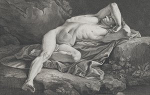 Çıplak Erkek Çalışması, 1762.